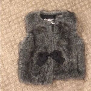 Love this faux fur vest!